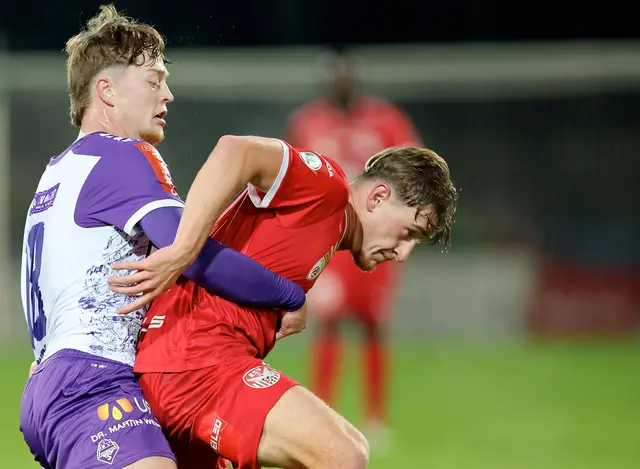 Beim 4:1-Heimsieg der Kapfenberger gegen Austria Salzburg erzielte Moritz Berg zwei Treffer. | Foto: GEPA pictures