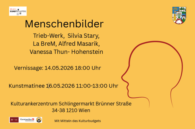 Menschenbilder: Ausstellung im Kulturankerzentrum Schlingermarkt