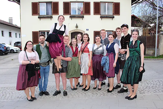 Die Absamer JungbäuerInnen hatten sichtlich Spass.
