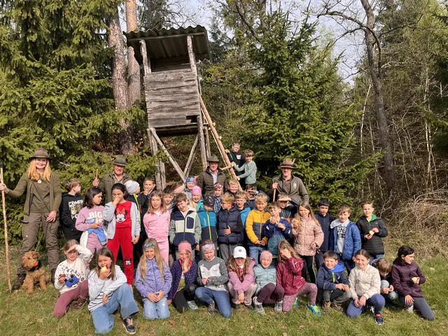 Zwei Tage mit der VS Flöcking zum Thema Jagd und Schule: