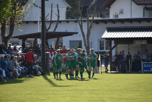 Früher Jubel für die Gäste aus Wolfau über das 0:1. | Foto: MeinBezirk/Michael Strini