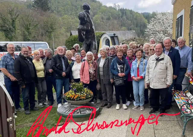 Ausflug zum Thalersee und  Schwarzenegger-Museum