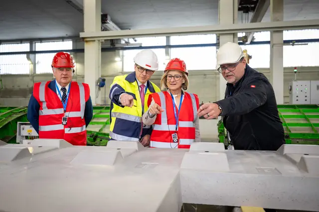 Landeshauptfrau Mikl-Leitner besucht MABA Fertigteilindustrie GmbH