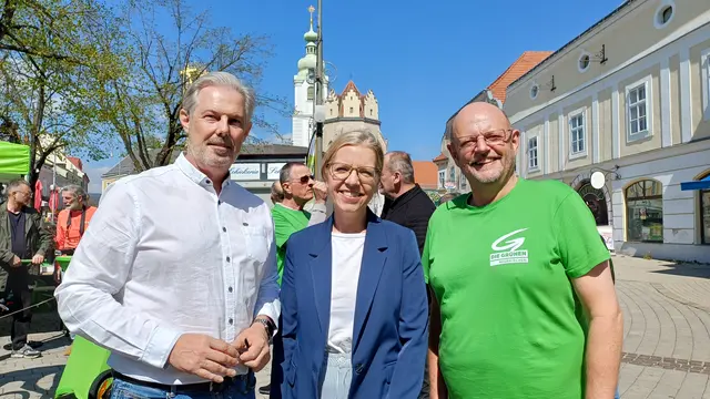 Günther Kautz, Leonore Gewessler und Johannes Benda. | Foto: soko.at