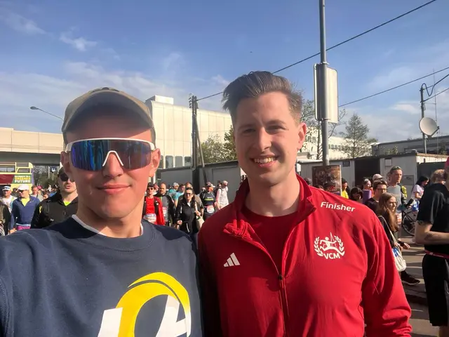Bernd Dorner und Timo Nowak vor dem Start. | Foto: Bernd Dorner