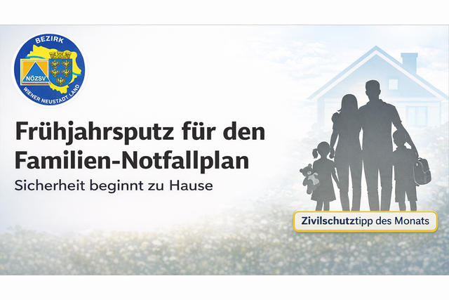 Frühjahrsputz für den Familien-Notfallplan: Sicherheit beginnt zu Hause