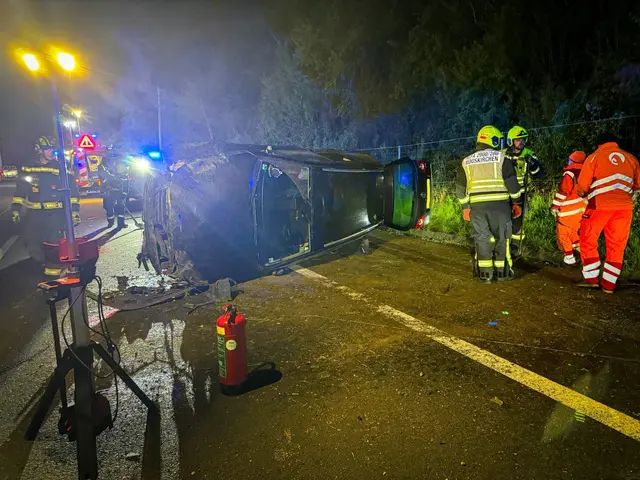 Die vier Insassen konnten sich zum Glück selbst befreien. | Foto: FF Mooskirchen