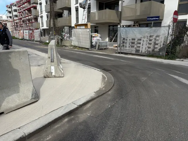 Betonleitwände sollen die Gehsteige vor Schäden schützen. | Foto: Michael Marbacher/MeinBezirk