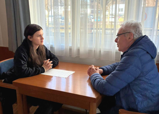 Spannende Gespräche entstanden zwischen den Generationen. | Foto: ÖRK/LV OÖ/BST Vöcklabruck