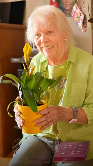 Dieses Jahr, am 6. April, feierte Jutta Hutterer noch ihren 85. Geburtstag. | Foto: privat, Kreska
