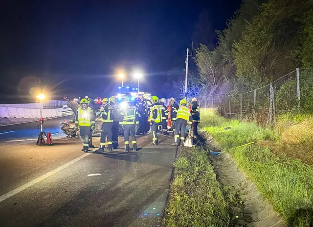 Die Feuerwehren Steinberg und Ligist waren am Unfallort. | Foto: FF Mooskirchen