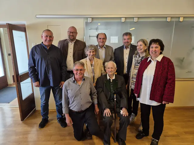 Erwin Kraft feiert 101. Geburtstag in Kottingneusiedl