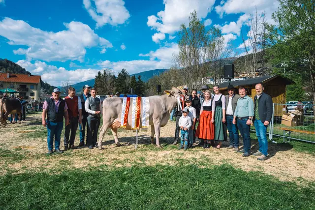 Die Miss Wipptal-Stubai aus dem Stall von Gebietsobmannstellvertreter Lukas Rasinger aus Fulpmes.  | Foto: Pernsteiner