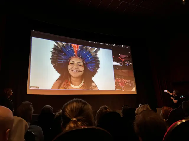 Juma Xipaia live beim Videocall. | Foto: Mirjam Preineder
