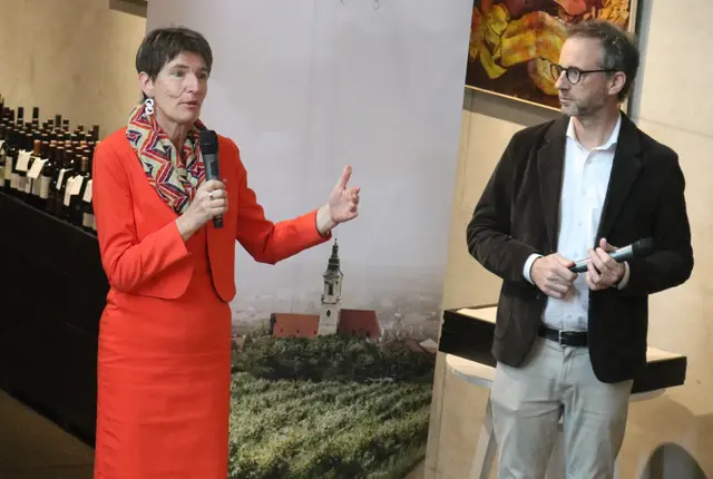 Martina Diesner-Wais und Robert Herbst.