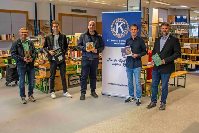 Zwettler Kiwanis Bücherflohmarkt für den guten Zweck