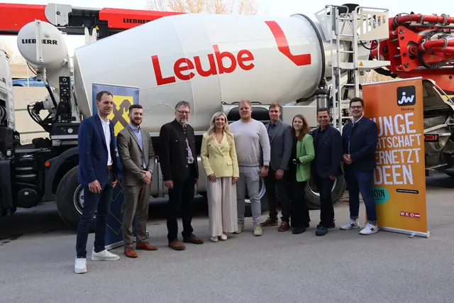 Betonproduktion und Social-Media-Hacks bei Leube in Pupping vorgestellt