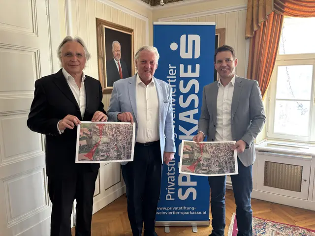 Sehen im neuen Gesundheitsplan trotz ausbleibendem Klinikstandort Chancen für Hollabrunn: Wolfgang Traindl, Alfred Babinsky, Gunther Leeb | Foto: Alexandra Goll