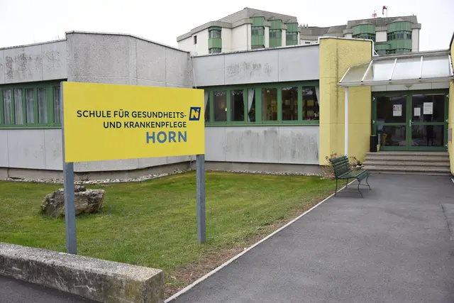Eine Aussenansicht der GuKPS in der Stadtgemeinde Horn. | Foto: LK Horn
