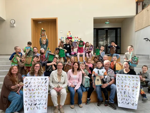 Rosentaler Volksschulkinder bauten Nistkästen für Vögel