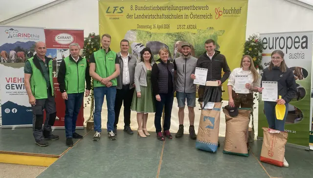 Sieger der Bewertung "Holstein" | Foto: LFS St. Andrä