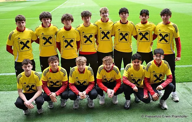 Freistadts U16 Mannschaft als Ballbuben dabei