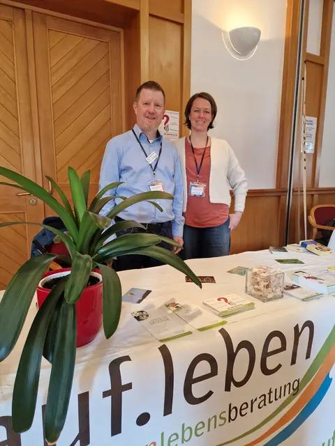 Auf.leben beriet beim Fest über kostenlose Hilfsangebote