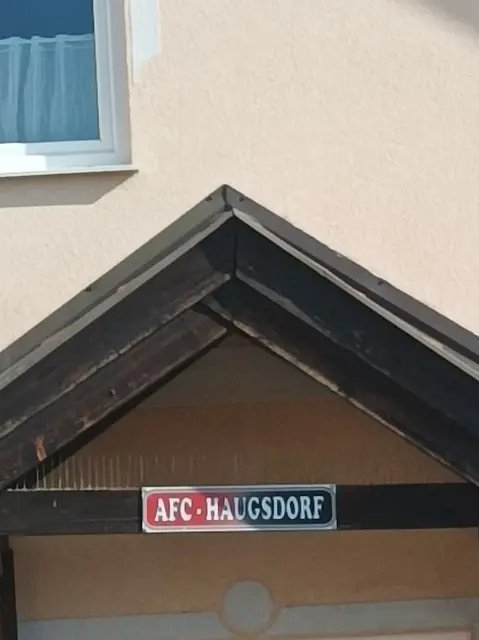 Vereinshaus AFC Haugsdorf.