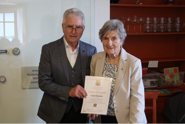 LOStv. Albert Wutscher mit Sophie Klimbacher | Foto: Privat