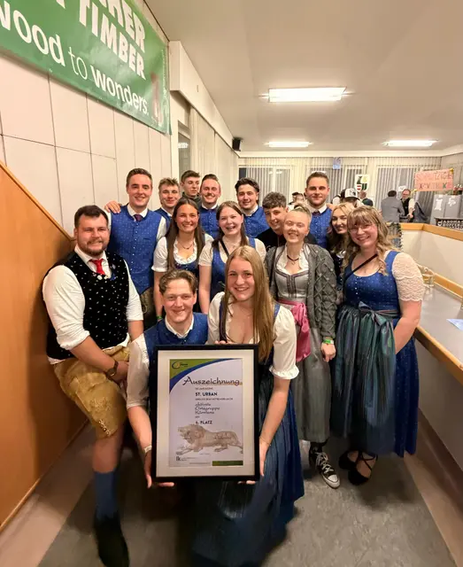 Die Landjugend St. Urban: Eine der jüngsten Gruppen Kärntens holte den 4. Platz. | Foto: Landjugend