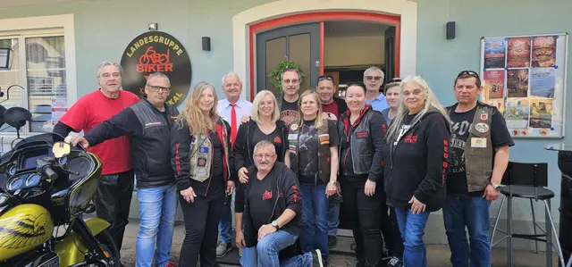 Der Bundesvorstand der Red Biker traf sich im Clubhaus in Ruden. | Foto: Kerstin Pussnig