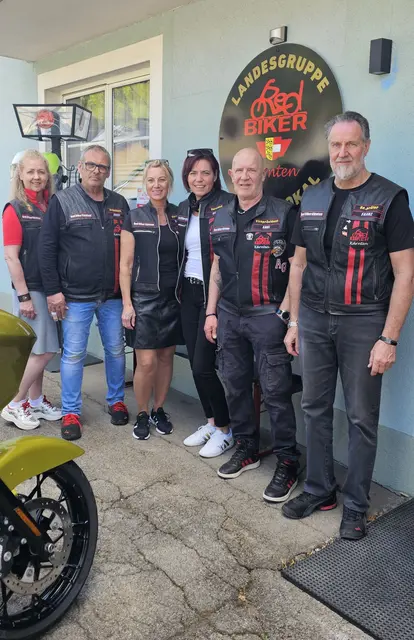 Mitglieder der Red Biker Kärnten | Foto: Kerstin Pussnig