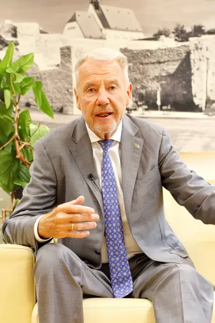 Klaus Schneeberger, Bürgermeister von Wiener Neustadt: "Franz Stockers Einsatz für die Menschen war beispielgebend." | Foto: VP Wiener Neustadt