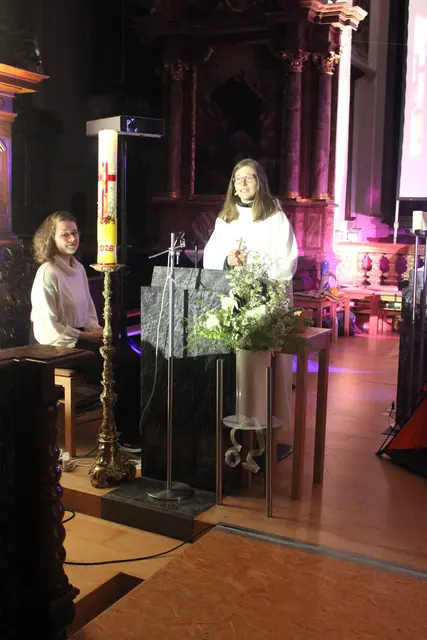 Liturgischer Abschluss mit Seelsorgerin Kathrin Waser | Foto: Diözese Linz / Daniel Kaun