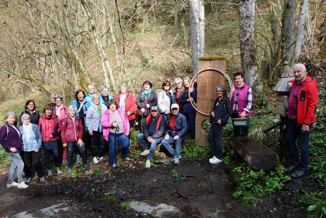 Die Wandergruppe aus Laboisen im Poitschacher Graben.  | Foto: Sigi Preiml