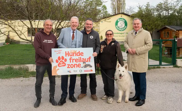 Wiener Neustädter Hundefreilaufzone feiert großes Jubiläum