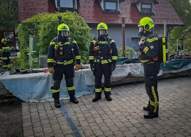 Zwei Atemschutztrupps verhinderten in Gießenberg Schlimmeres. | Foto: FF Mooskirchen