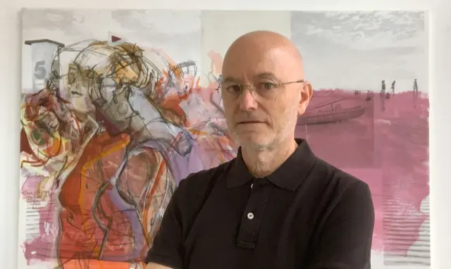 Martin Staufner vor eigenem Werk | Foto: Staufner