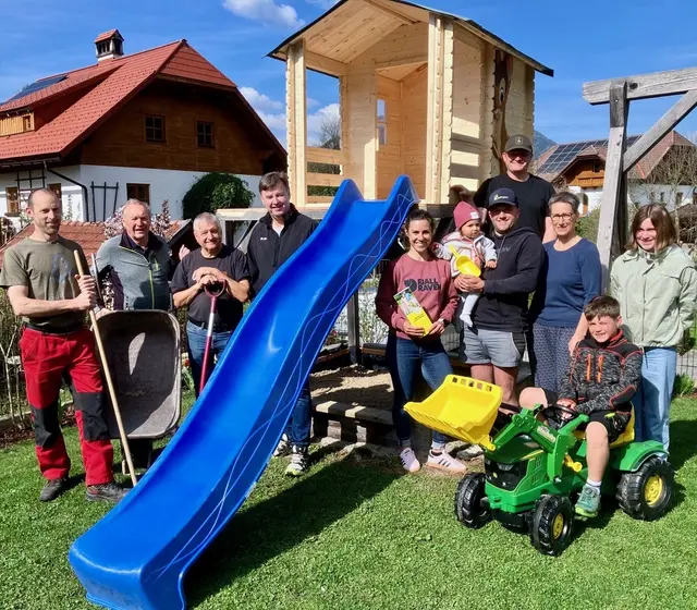 Leuchtende Kinderaugen bei der ÖVP-Sandkistenaktion in Roßleithen
