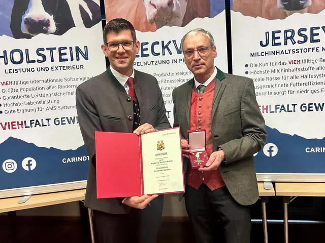 Land Kärnten ehrt Sebastian Auernig