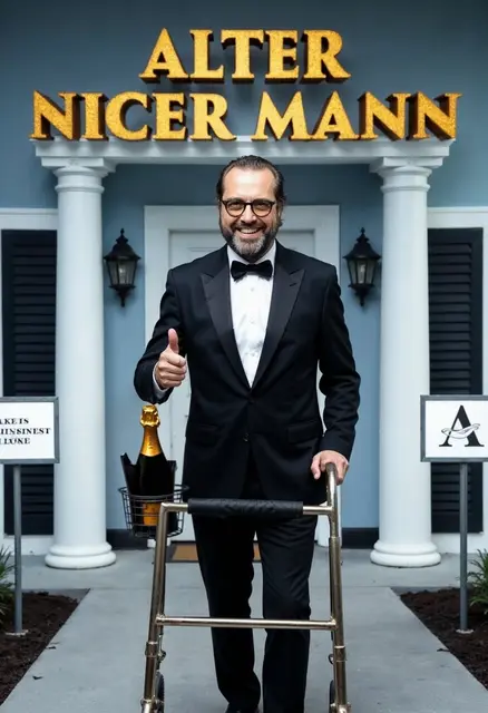 Der "alte nice Mann" geht auf Tour: Gerald Fleischhacker gastiert am 4. Mai in der Komödie Graz. | Foto: Grassmugg/Fleischhacker