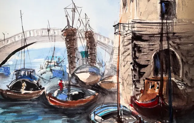 Die Ausstellung "Aquarelle" eröffnet a. 28.04. | Foto: Gerhard Plaschke (Aristos)