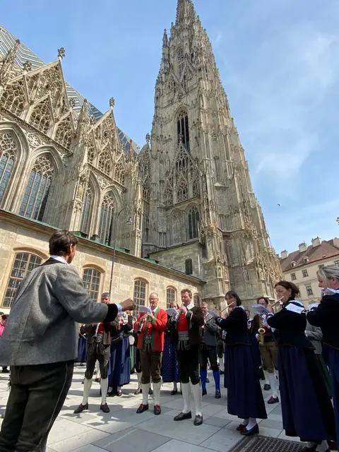Konzert auf dem Stephansplatz | Foto: Musikbezirk Pustertal-Oberland