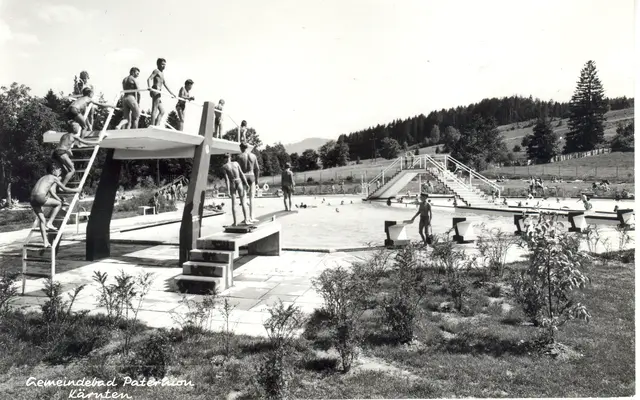 Das Schwimmbad in Paternion ist nicht nur heute ein beliebter Ort in der Gemeinde, auch schon früher war es gut besucht. | Foto: Gemeinde Paternion