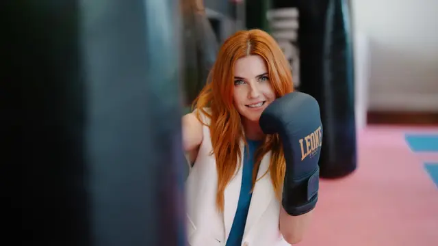 Fitnessbox-Training zum Stressabbau