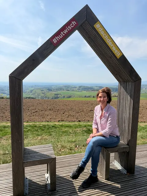 Indra Collini genoss sichtlich den Ausblick. | Foto: NEOS