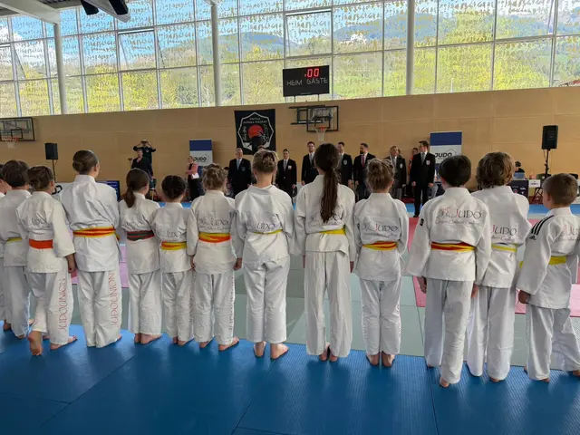 Große Freude über den dritten Platz in der Gesamtwertung. | Foto: Judounion Hallein-Golling