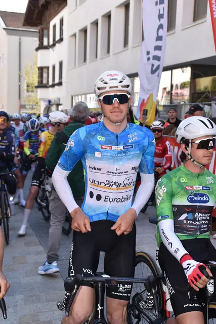 Emanuel Zangerle verteidigte bei der 2. Etappe das Sondertrikot. | Foto: © Georg Larcher / MeinBezirk.at
