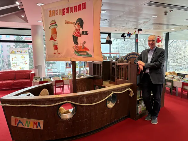 Kinder übernehmen die Stadtbibliothek Salzburg