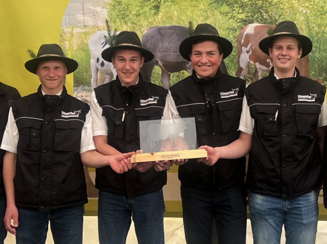 Oliver Bacher, Alexander Holzmann, Simon Lesjak und Gabriel Mayer (von links) dürfen sich jetzt Staatsmeister nennen. | Foto: Privat